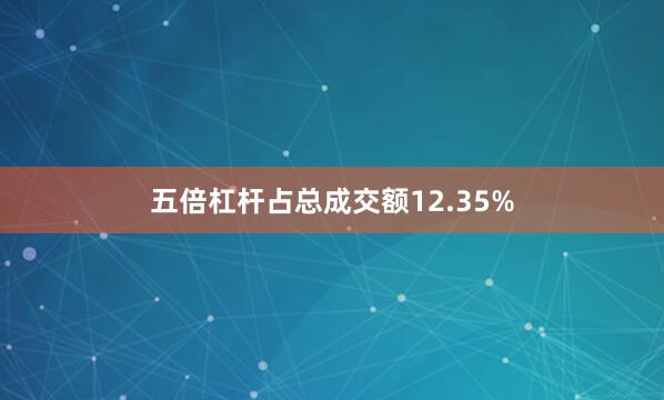 五倍杠杆占总成交额12.35%